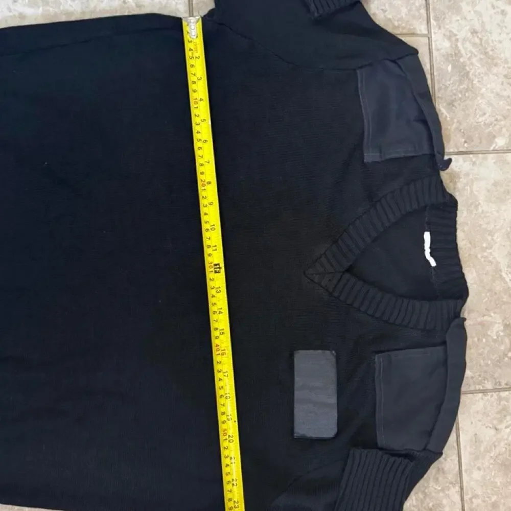 Mens ROTC sweater with panels